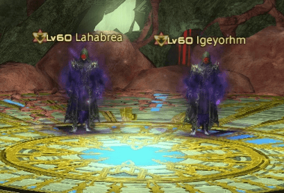 Two Level 60 Ascians, Lahabrea and Igeyorhm.