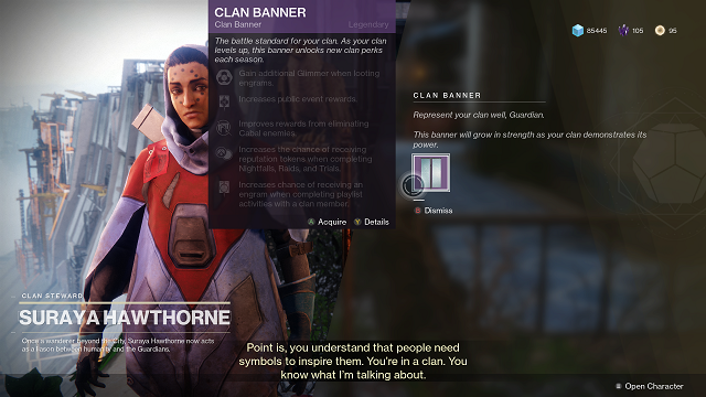 Destiny 2 clan perks