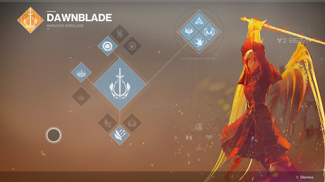 destiny 2 beta dawnblade warlock