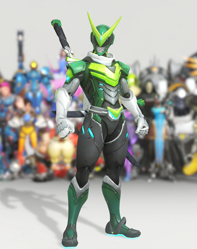 overwatch genji anniversary skin