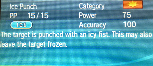 pokemon sun and moon ice punch