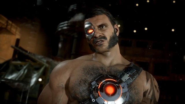 Kano smirks in Mortal Kombat 11, one of NetherRealm's finest fighting games. 