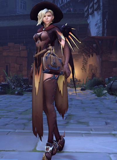 overwatch mercy halloween skin