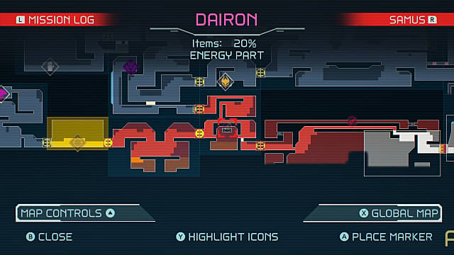 Dairon map.