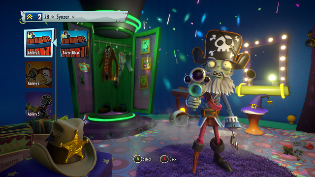 Plants vs Zombies Garden Warfare 2 Captain Deadbeard abilities