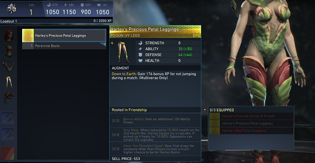 injustice 2 poison ivy gear