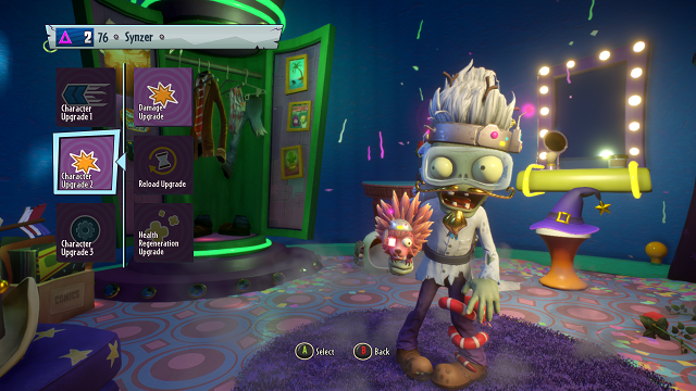 Plants vs Zombies garden warfare 2 scientist character upgrades