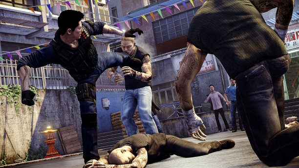 Sleeping Dogs, Combat, Fighting, Kick