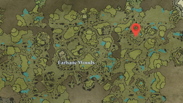 Keely the Frost Archer location on V Rising map