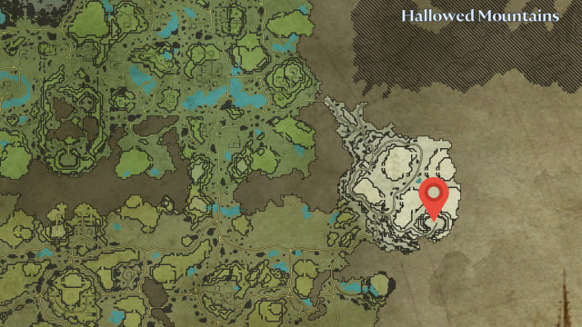 Terrorclaw the Ogre location on V Rising map 