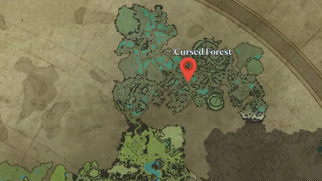Nightmarshal Styx the Sunderer location on V Rising map 