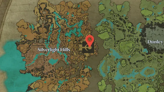 Solarus the Immaculate location on V Rising map 