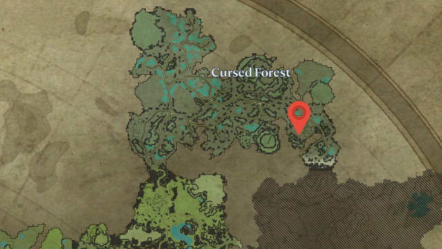 Foulrot the Soultaker location on V Rising map 