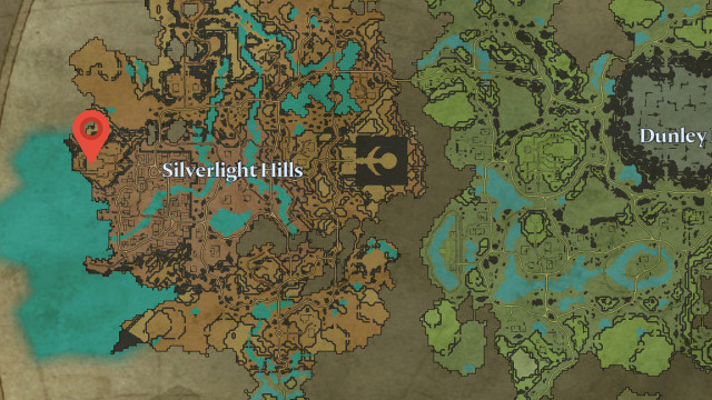 Azariel the Sunbringer location on V Rising map 