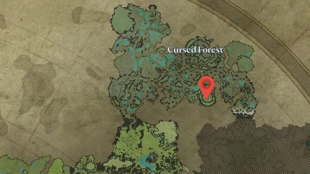 Gorecrusher the Behemoth location on V Rising map 